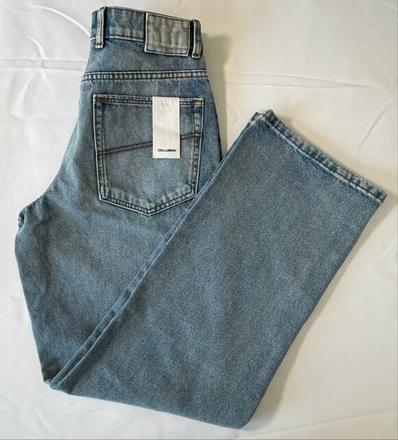Collusion Denim - ASOS Collusion Baggy Straight Leg Jeans Womens 28W 32" Inseam New with Tags